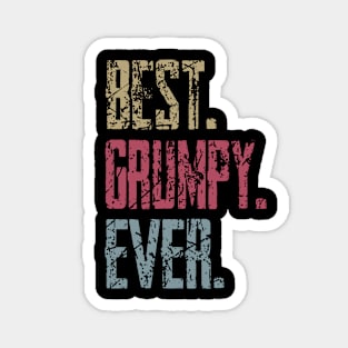 Vintage Best Grumpy Ever Retro Funny Quotes Happy Fathers Day Magnet