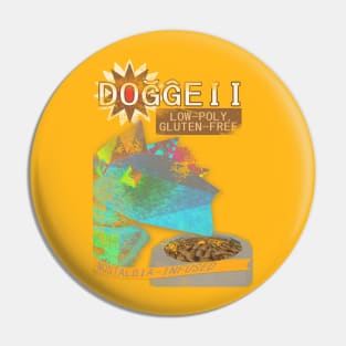 Dogge II - retro worn Pin