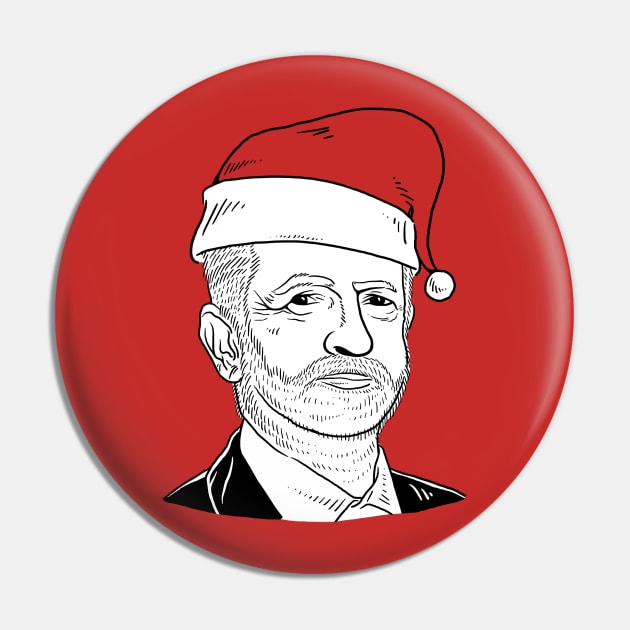 Corbyn Santa Pin by dumbshirts