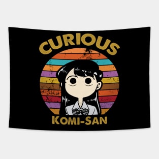 Vintage Style Curious Komi San Tapestry