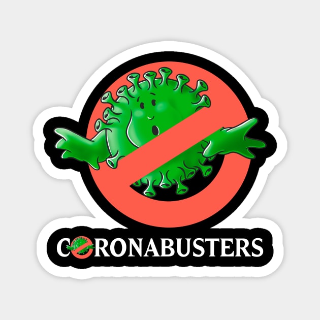 Coronabusters Magnet by Cromanart