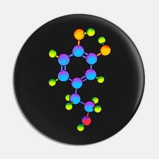 Dopamine (Ease & Reassurance) Molecule Pin