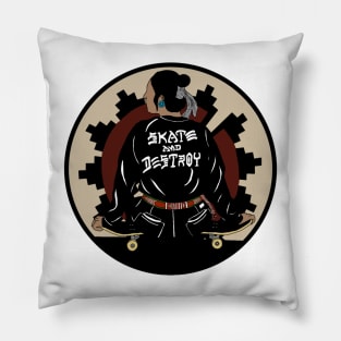Native Skate And Destroy Pillow