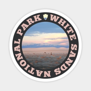 White Sands National Park circle Magnet