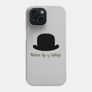 Modern Life Is Rubbish, green Phone Case