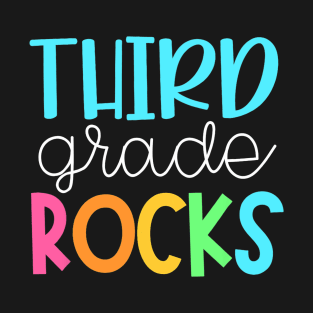 Third Grade Teacher Team Shirts - 3rd Grade Rocks T-Shirt