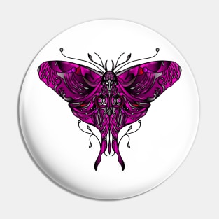 Pink natura butterfly Pin