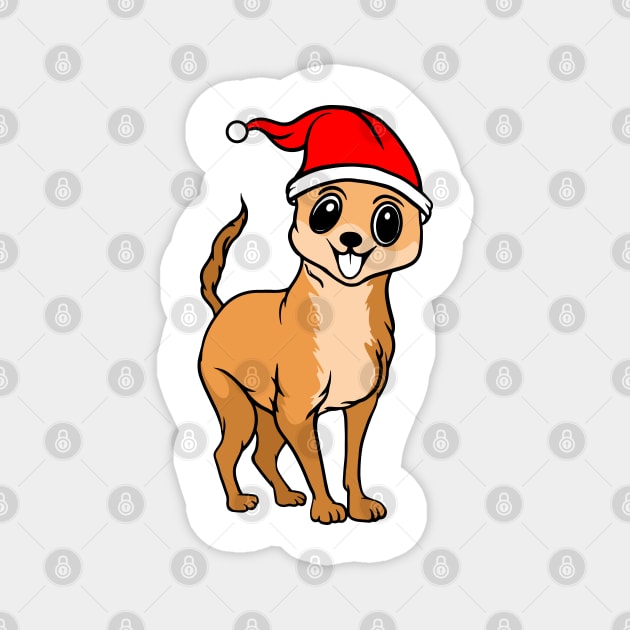 Santa Chihuahua Magnet by Dojaja