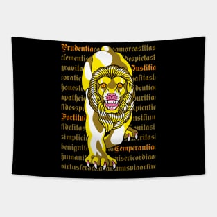 Golden Lion Tapestry