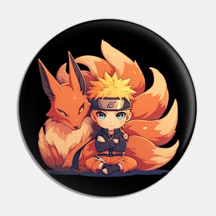 kurama and naruto Pin