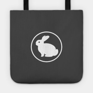 follow the white rabbit Tote