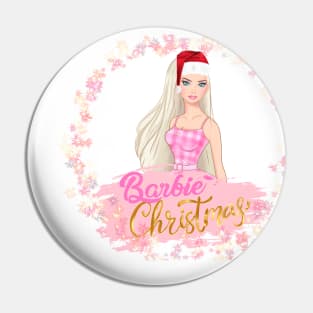 Barbie Christmas Pin