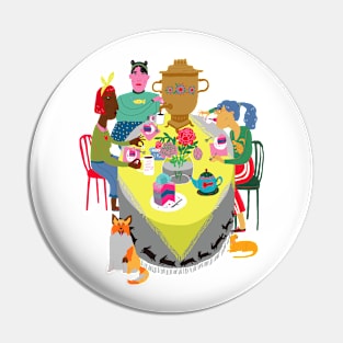 Tea Party Pin