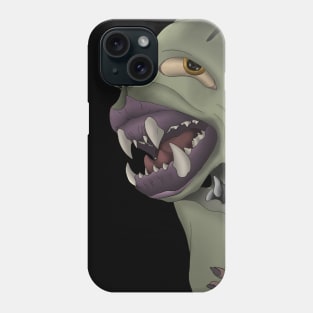 Zombie with fangs Phone Case