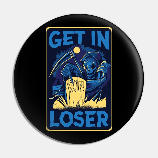 Grim Reaper Pin by TheRealestDesigns