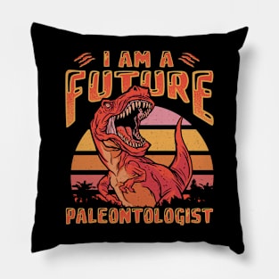 Paleontology Funny Fossil Hunter Future Paleontologist Paleontologist Geologist Pillow
