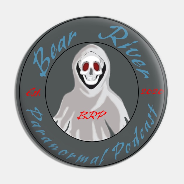 Bear River Paranormal Podcast New Logo Pin by Bear River Paranormal