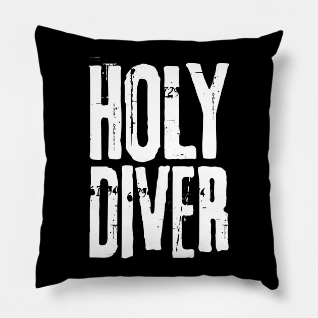 Holy Diver Pillow by DA42