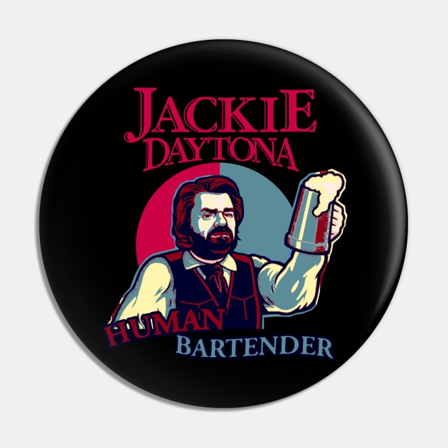 Jackie Daytona Human Bartender Pin by AxLSTORE