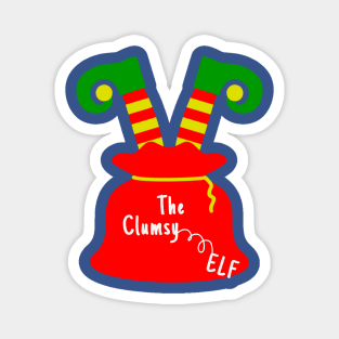 The Clumsy Elf Family Matching Christmas 2020 Gift  Magnet