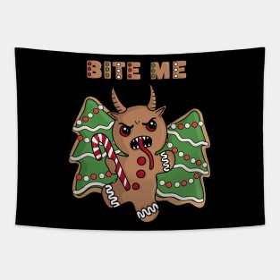 Gingerbread Krampus Tapestry