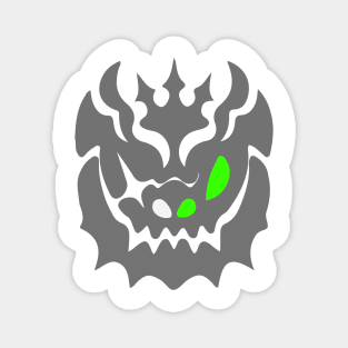 Monster face design artwork Magnet