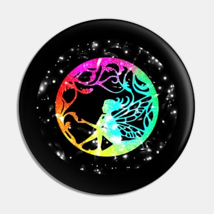 Fairy colors neon glitter Pin