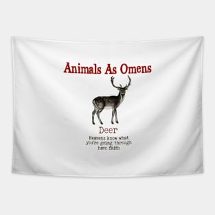 ANIMAL OMEN DEER Tapestry