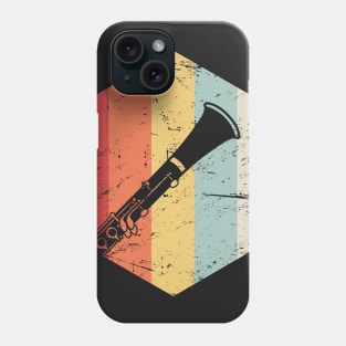 Retro Clarinet Marching Band Icon Phone Case