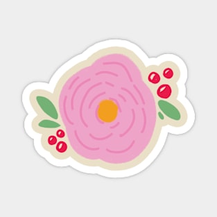 Berry Beautiful Flowers Magnet