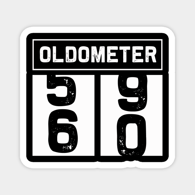 OLDOMETER | 60th Birthday | 1959 Retro Distressed T-Shirt - Oldometer ...
