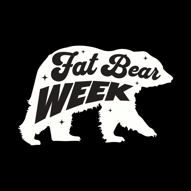 Fat Bear Week Silouette by little osaka shop