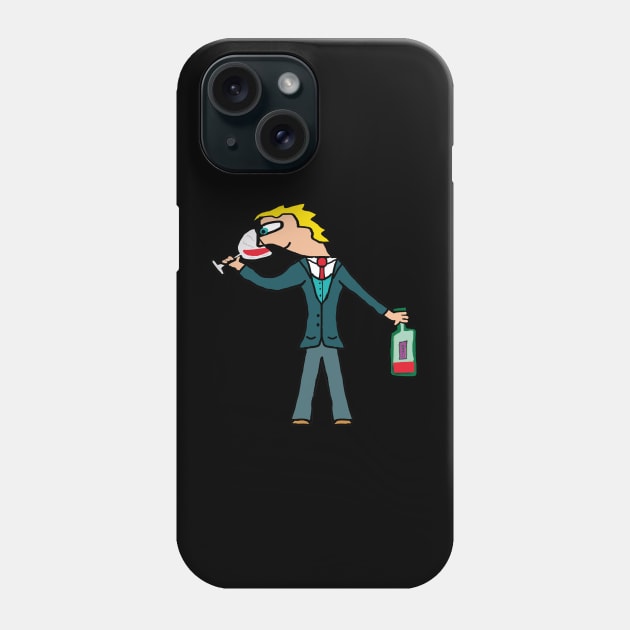 Sommelier Wine Tasting Phone Case by Mark Ewbie