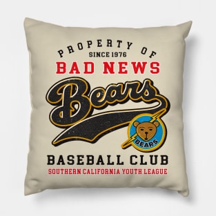 Property of Bad News Bears Baseball Club Pillow