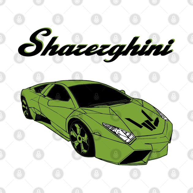 sharerghini green by NewMerch