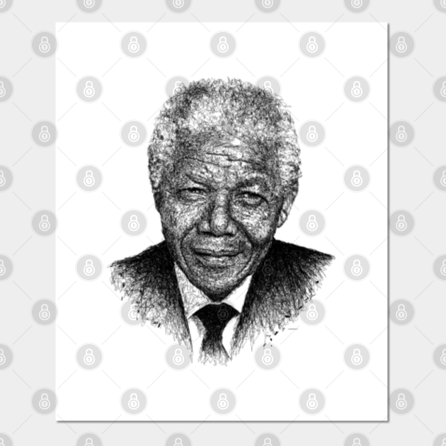 Nelson Mandela Nelson Mandela Poster E Stampa Artistica Teepublic It