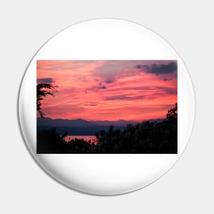 Sunset over Lake Garda Pin