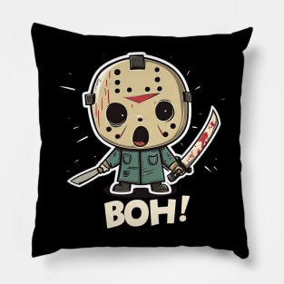 Jason says "BOH!" Pillow