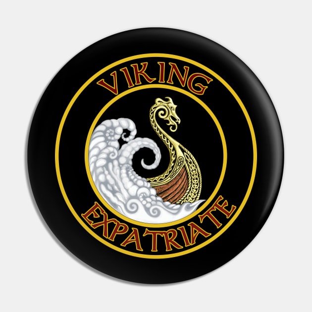 Viking Expatriate Pin by Old World Opus