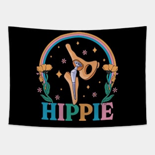 Funny Hippie Titianium Hip Replacement Joint Surgery Recovery Tapestry