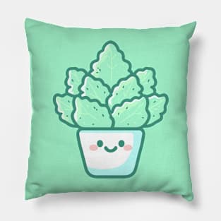 Cute Kawaii Cabbage in a Pot | Vegetable Houseplant | Kawaii Cute Plant Pillow