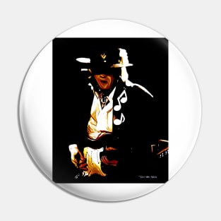 Caught In The Crossfire - SRV - Graphic 2 Pin