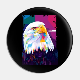 Animals Eagle Wpap Art Pin