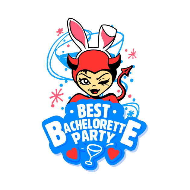 Best Bachelorette Party - Funny Devil by simplecreatives