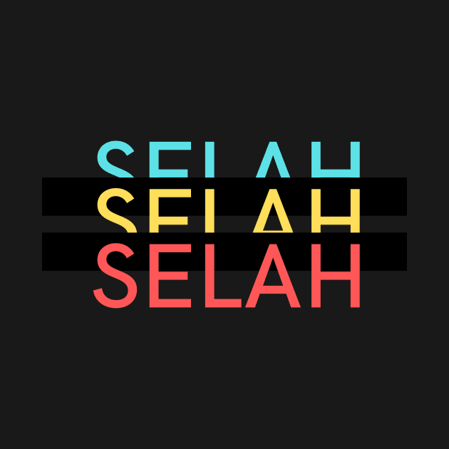 Selah | Christian Typography by All Things Gospel