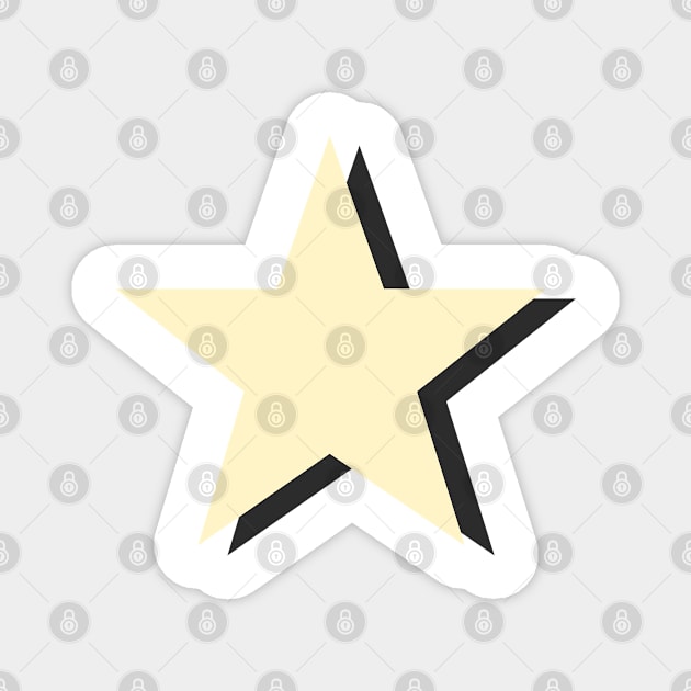 Yellow Star Magnet by faiiryliite