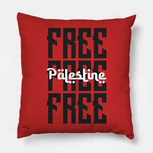 Free Free Free Palestine Pillow