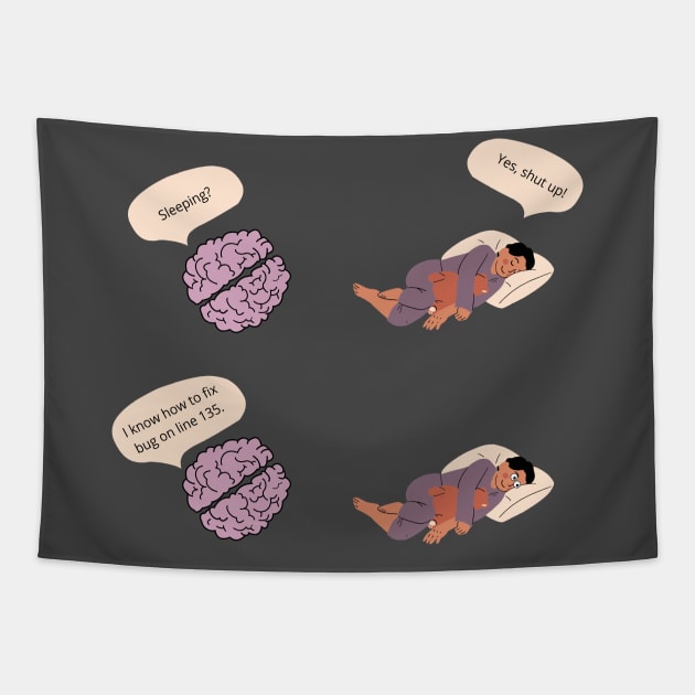 Developer Memes Gift For Software Developer QA Engineer Tapestry by ohsheep