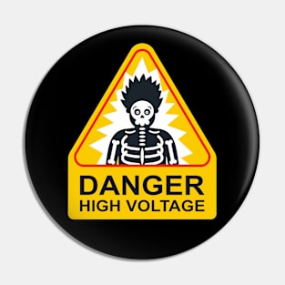 Danger High Voltage Pin