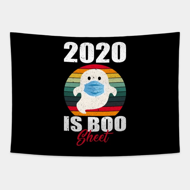 2020 is Boo Sheet Tapestry by Teeartspace